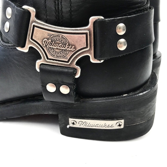 Milwaukee Motorcycle Harness Boots 9.5 WIDE - Picture 5 of 8
